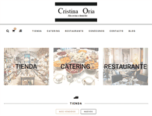 Tablet Screenshot of cristinaoria.com